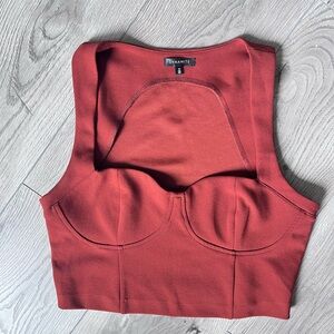 Dynamite red Crop‎ Top